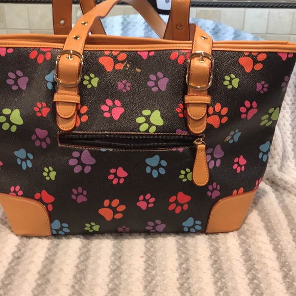 Paw print hand bag - Picture 4 of 6
